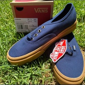 Vans Authentic (Light Gum) Dress Blue